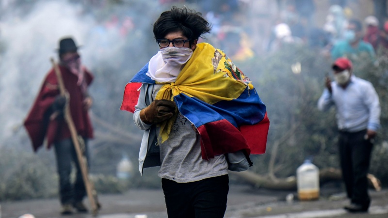 Fotos: 10 días de protestas en Ecuador