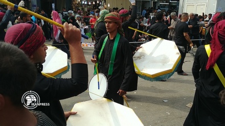 Traditional Iraqi mourning ceremony held in Karbala, on the occasion of Arba’een