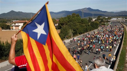 Protests held in Spain’s Catalonia over conviction of separatist leaders