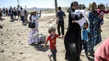 200.000 Syrer wegen türkischer Invasion   auf Flucht
