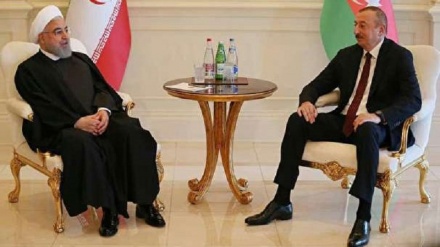 روحانی:گسترش روابط و همکاری های مشترک تهران – باکو به نفع دو کشور و منطقه است