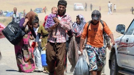 シリア北部で、２０万人が難民に