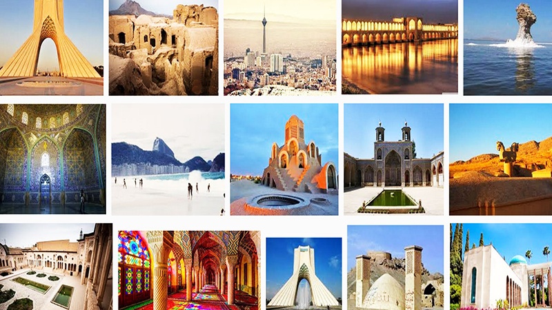 Spot-spot wisata di Iran.
