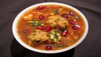 ザクロのイラン風スープ