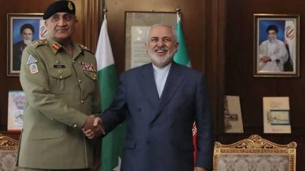 イラン外相がパキスタン陸軍参謀長と会談