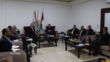 哈马斯代表团在黎巴嫩会见巴勒斯坦团体