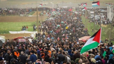 通算８１回目の「祖国への帰還の権利」行進　パレスチナ人９７人が負傷