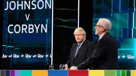 鲍里斯·约翰逊（Boris Johnson）和杰里米·科宾（Jeremy Corbin）第一场辩论