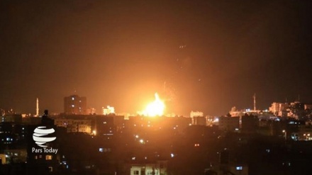 犹太复国主义政权军舰袭击加沙地带