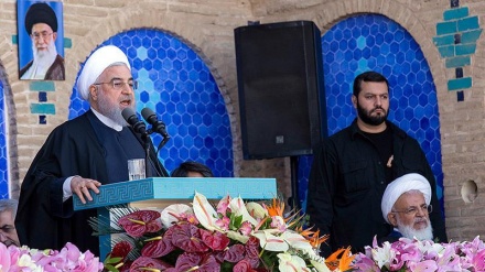 Pidato Presiden Iran di Hadapan Penduduk Yazd 