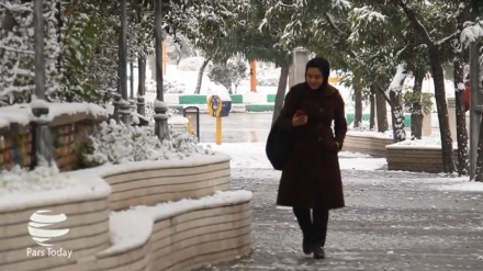 Salju Musim Gugur Mengguyur Ardabil 