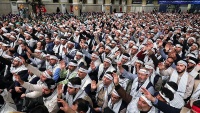 民兵組織バスィージ のメンバー数千人らが、イラン最高指導者と会談