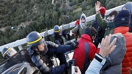 Policía francesa se enfrenta con separtistas catalanes 