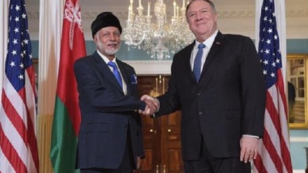 دیدار وزرای خارجه آمریکا و عمان؛ تاکید بر همکاری درخصوص یمن