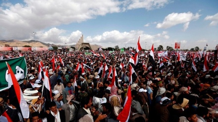 Yemeníes protestan contra crímenes saudíes