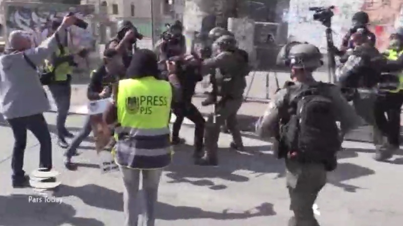  یورش صهیونیست‌ها به قدس اشغالی؛ درگیری با شهروندان فلسطینی در کرانه باختری