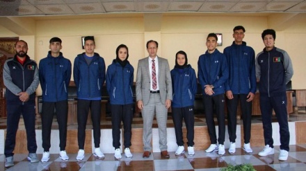 تیم ملی تکواندوی افغانستان برای گرفتین سهمیه المپیک راهی چین شد