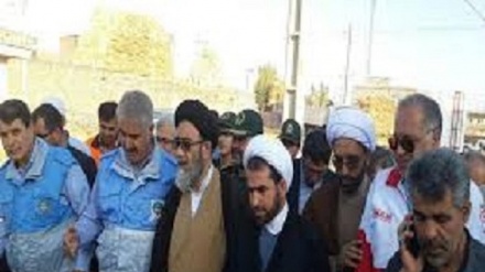 ابلاغ پیام همدردی رهبر معظم انقلاب به زلزله زدگان آذربایجان شرقی
