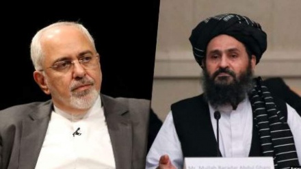Zarif se reúne con jefe de la oficina política de los Talibanes