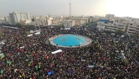 テヘラン市民による暴徒らの暴力行為を非難する抗議行進