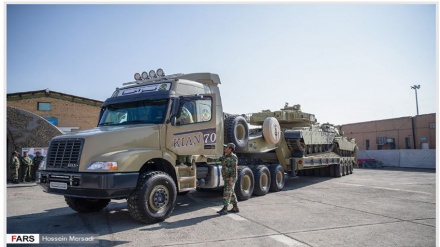 Iran Pamerkan Kendaraan Pengangkut Tank, Kian 700