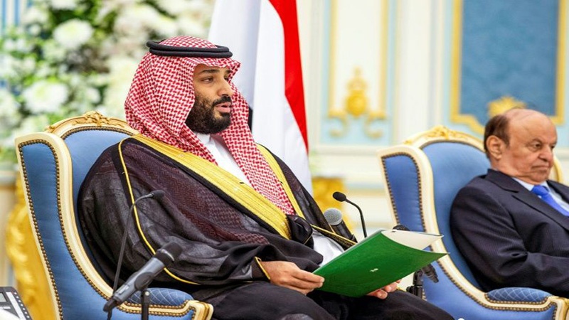 Putra Mahkota Arab Saudi Mohammad bin Salman dan Abd. Rabbuh Mansour Hadi.