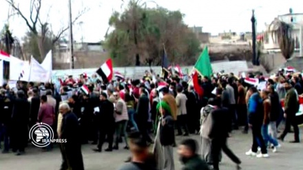 Jóvenes iraquíes organizan una marcha unificada en pro de la paz