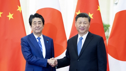 习近平与安倍晋三会见强调中日应该互不构成威胁