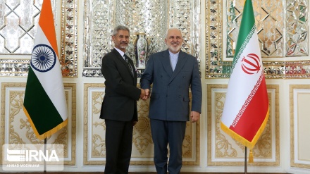 Эрон ТИВ Муҳаммаджаод Зариф Ҳиндистон ТИВ билан учрашди (фотожамланма)