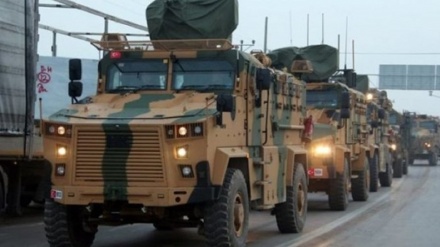 Convoy militar estadounidense llega a la 