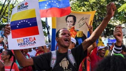  Venezuelans protest Rio Treaty sanctions 