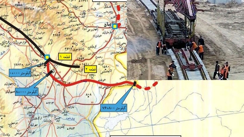 بهره برداری راه آهن خواف ایران - هرات افغانستان در آینده نزدیک