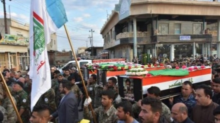 Varrimi i martirëve të Hashd Shaabi në Irak