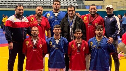 レスリングアリシュの世界選手権でイラン男子代表チームが２位