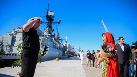 Armada AL Rusia Tiba di Pelabuhan Chabahar (2)