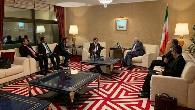 رایزنی ظریف با وزیر امور خارجه نیکاراگوئه در دوحه 