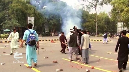 درگیری در دانشگاه اسلام‌آباد پاکستان 