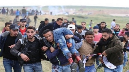 パレスチナ「祖国帰還の権利」デモ　民間人数十人が負傷
