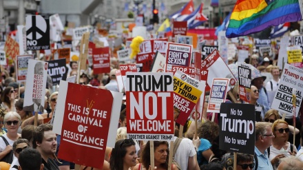 Protesta anti-Trump në Londër