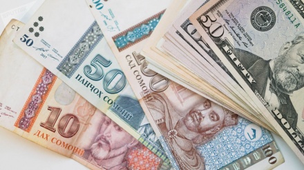 قیمت امروز تبدیل ارزهای خارجی در برابر واحد پول ملی تاجیکستان