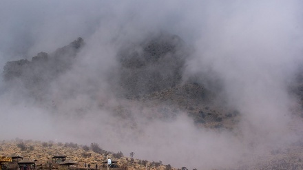Kabut Selimuti Derak Highland Park di Shiraz (1)