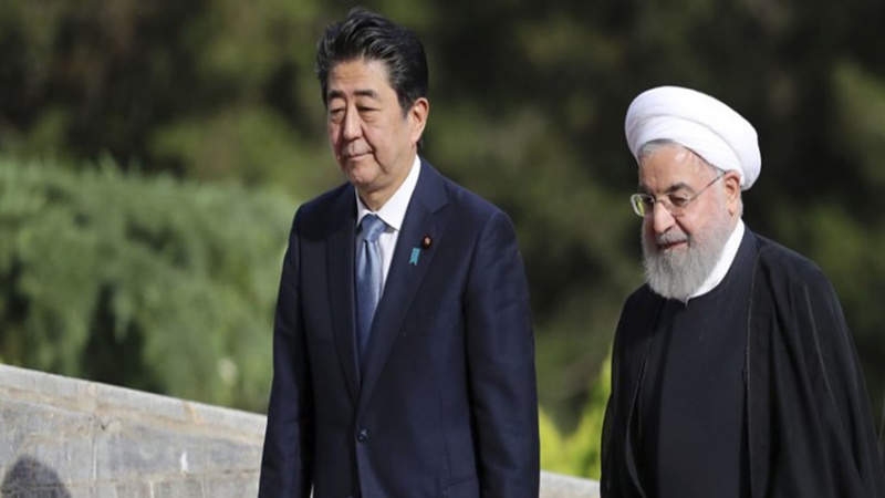 Shinzo Abe dan Hassan Rouhani