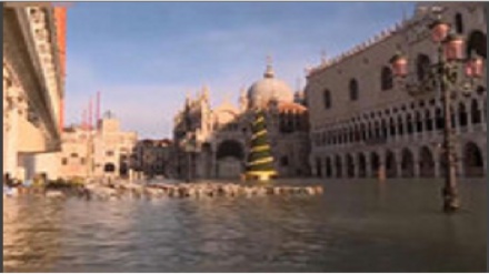  Венецияга 1 миллиард евро зарар етказган янги сув тошқини(видео)