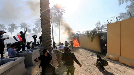 Atacan la embajada de EEUU en Irak tras ataque a fuerzas populares+Video+Fotos