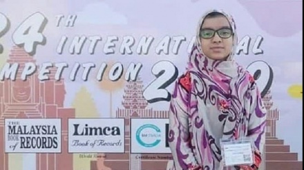 ２０１９年珠算式暗算世界大会で、イラン人少女が４年連勝