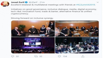 伊朗外长推文，鲁哈尼访大马成果