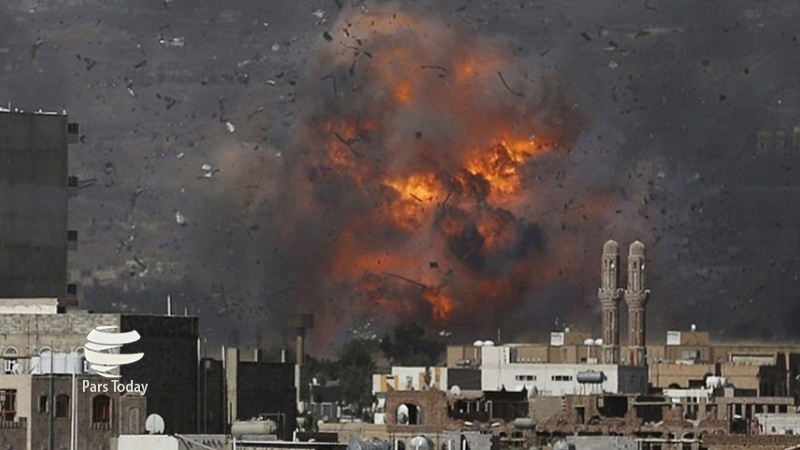 بمباران مناطق مختلف یمن توسط جنگنده های ائتلاف سعودی