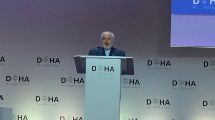 Эрон ТИВ раҳбари Доха йиғилишида нутқ сўзлади