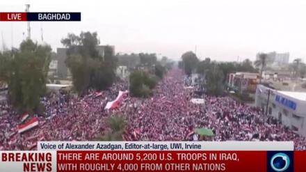 Ulinzi mkali Iraq sambamba na kuanza maandamano ya milioni ya watu ya kuifukuza Marekani