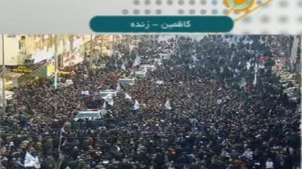 Shughuli ya kuuaga mwili wa shahidi Luteni Jenerali Qassem Soleimani yafanyika Kadhimain, Iraq